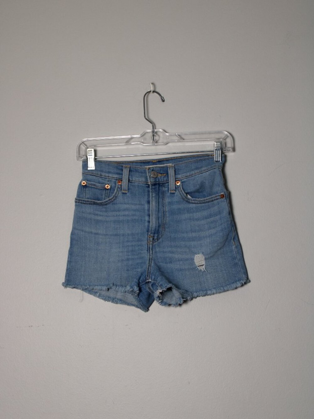 Levi's High Rise Shorts Size 24" - Picture 6 of 10